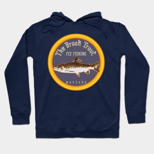 The Brook Trout fly fishing masters - emblem logo Hoodie